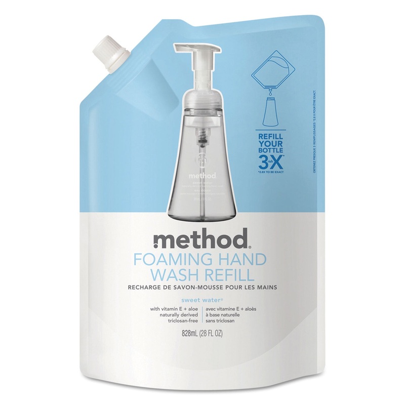 Foaming Hand Wash Refill, Sweet Water, 28 Oz Pouch