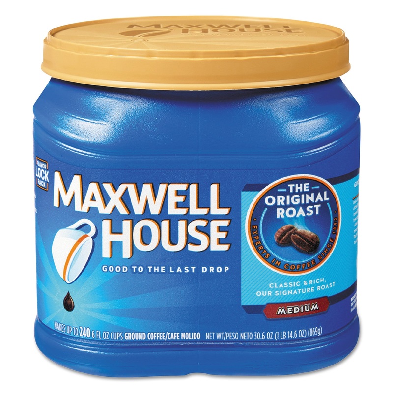 Coffee, Ground, Original Roast, 30.6 Oz Canister, 294/pallet