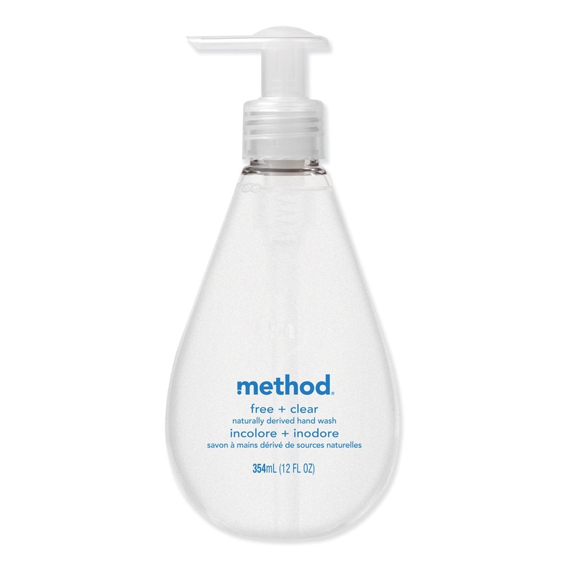 GEL HAND WASH, FRAGRANCE-FREE, 12 OZ PUMP BOTTLE