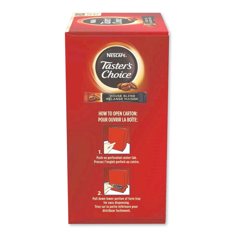 TASTER’S CHOICE STICK PACK, HOUSE BLEND, .06 OZ, 480/CARTON