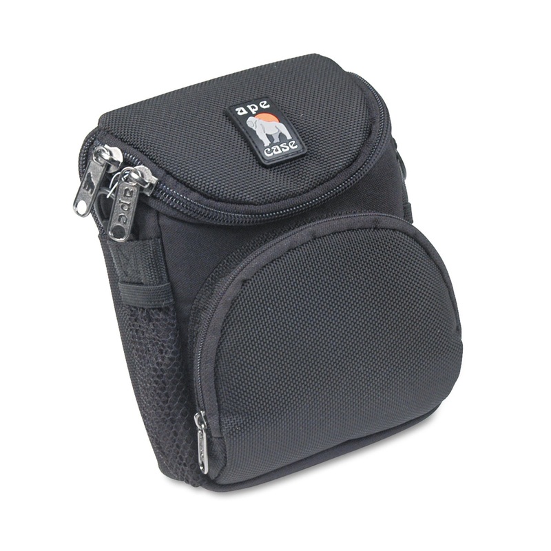 Camcorder/digital Camera Case, Ballistic Nylon, 5 X 2 X 4 1/2, Black
