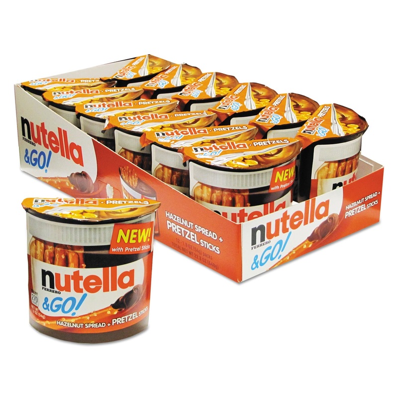Hazelnut Spread And Pretzel Sticks, 2.32 Oz Pack, 12/box