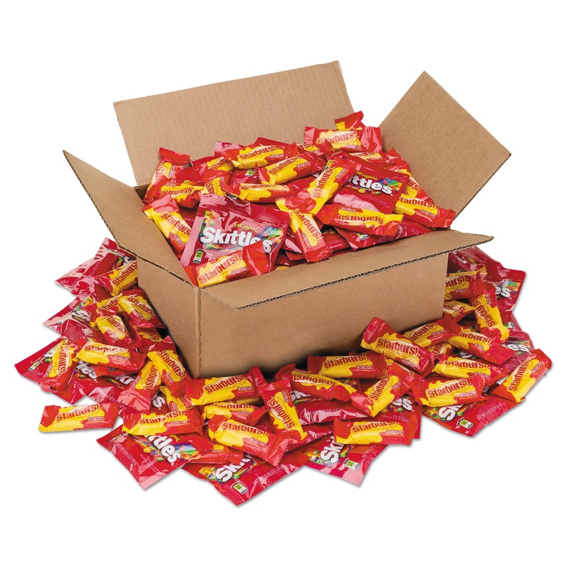 CANDY ASSORTMENTS, SKITTLES/STARBURST, 5 LB BOX