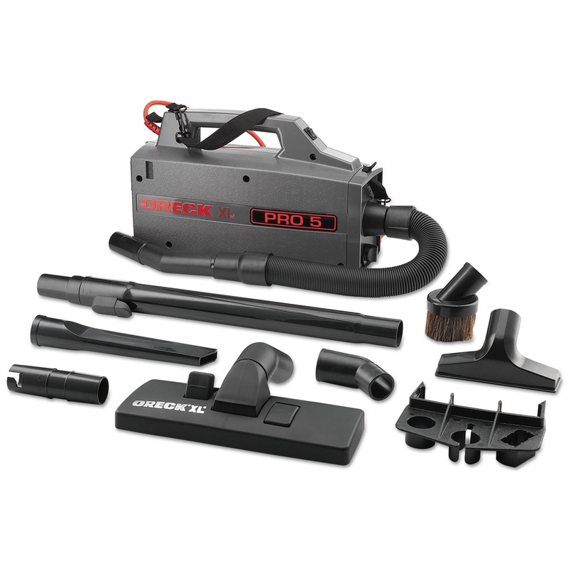 Commercial Xl Pro 5 Canister Vacuum, 120 V, Gray, 5 1/4 X 8 X 13 1/2