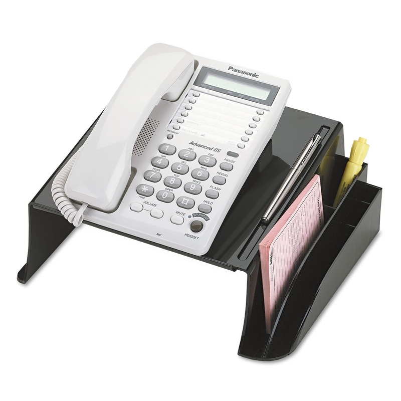 Officemate 2200 Series Telephone Stand, 12 1/4″w X 10 1/2″d X 5 1/4″h, Black
