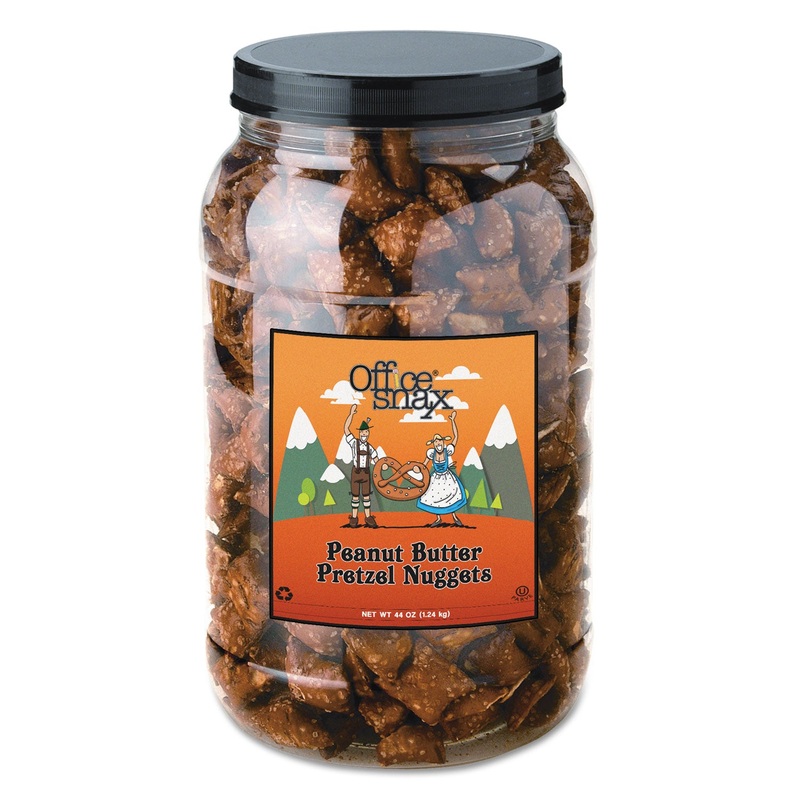 Pretzel Assortment, Peanut Butter, 44oz, Canister