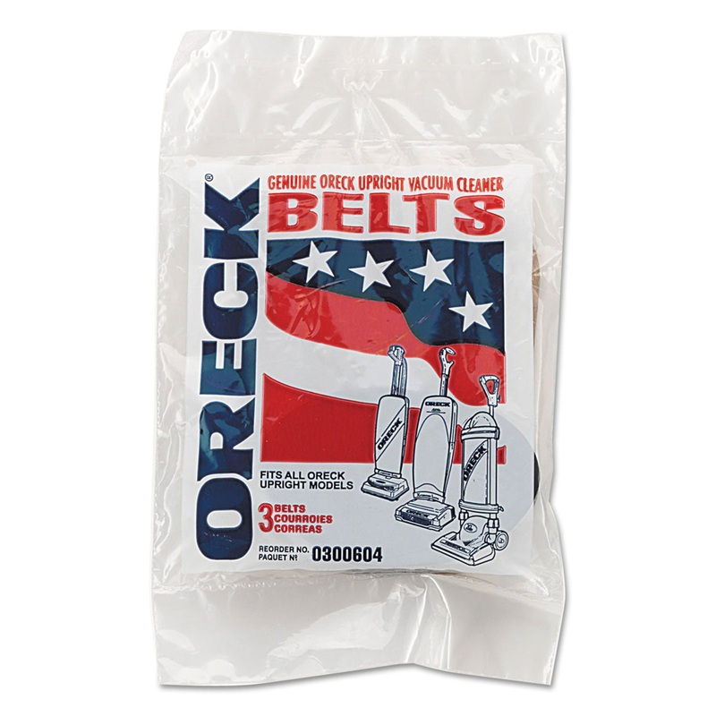 REPLACEMENT NON-PERMANENT BELT FOR ORECK XL, 3PK/EA