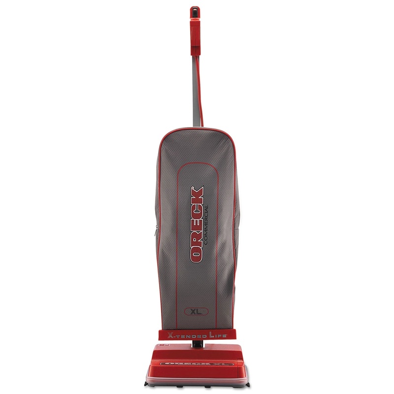 U2000rb-1 Commercial Upright Vacuum, 120 V, Red/gray, 12 1/2 X 9 1/4 X 47 3/4