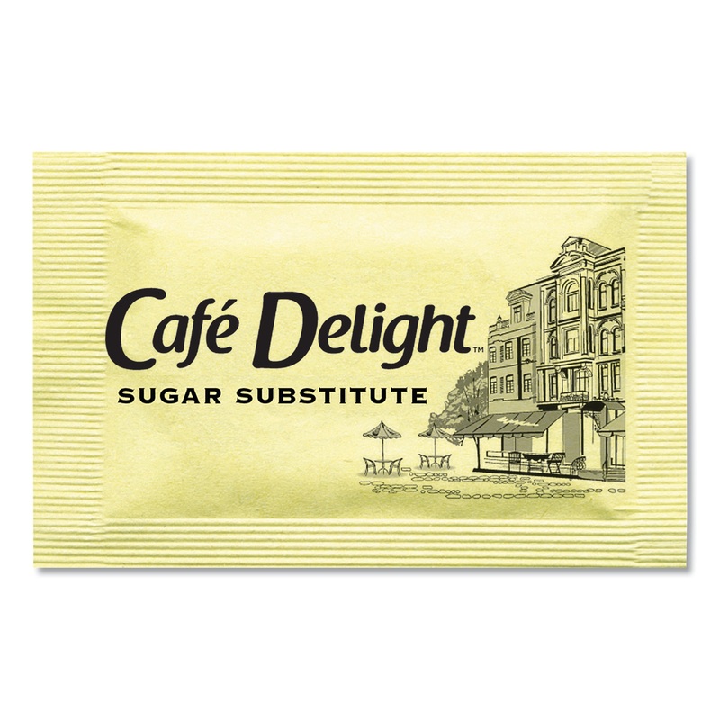 YELLOW SWEETENER PACKETS, 0.08 G PACKET, 2000 PACKETS/BOX