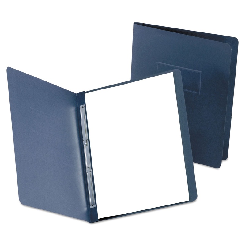 Paper Report Cover, Large 2 Prong Fastener, Letter, 3″ Capacity, Black, 25/box