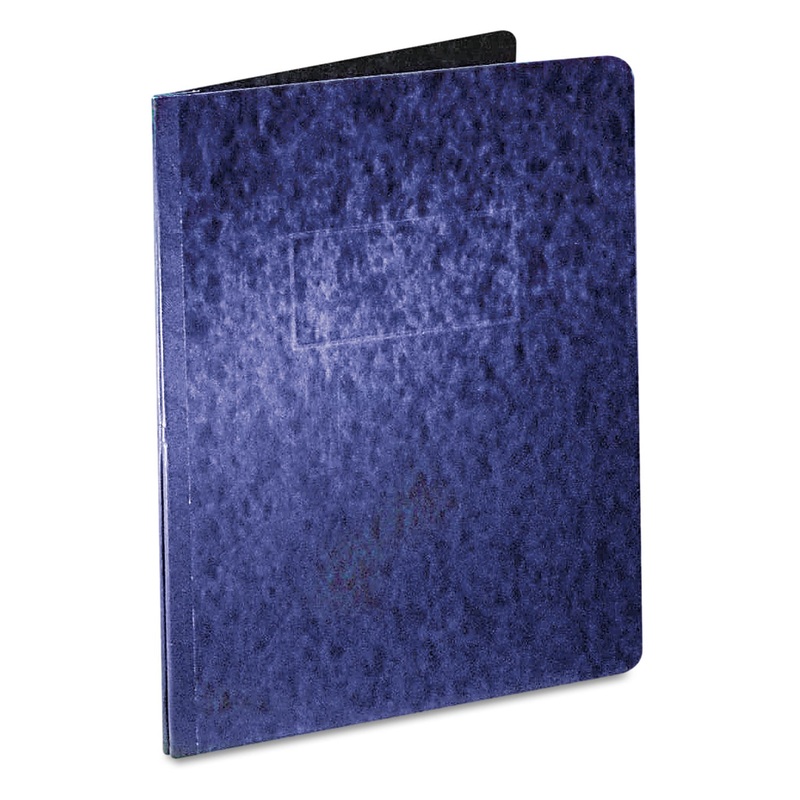 Pressboard Report Cover, 2 Prong Fastener, Letter, 3″ Capacity, Dark Blue