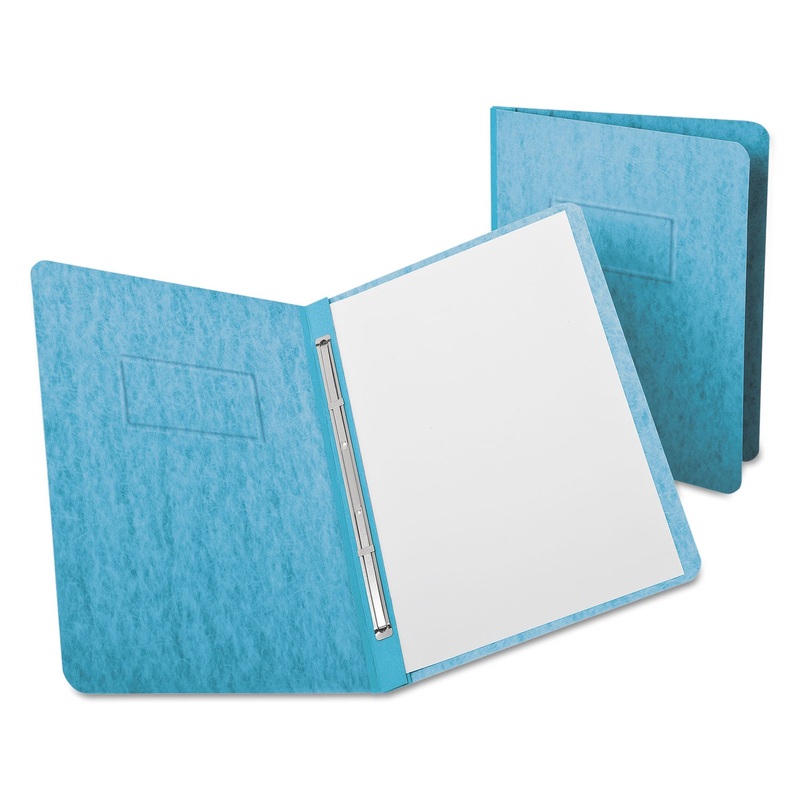 Pressguard Report Cover, Prong Clip, Letter, 3″ Capacity, Light Blue