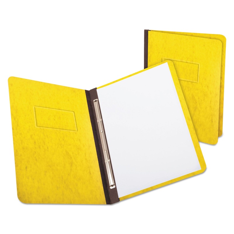 Pressguard Report Cover, Prong Clip, Letter, 3″ Capacity, Yellow