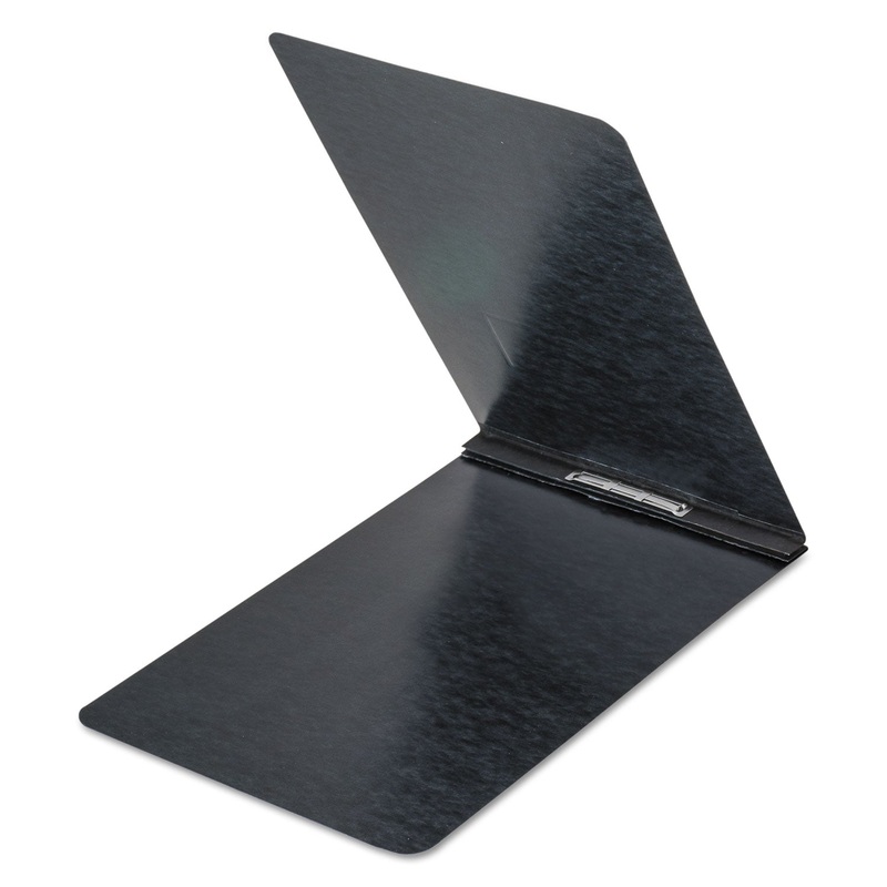 Pressboard Report Cover, Prong Clip, Letter, 2″ Capacity, Black