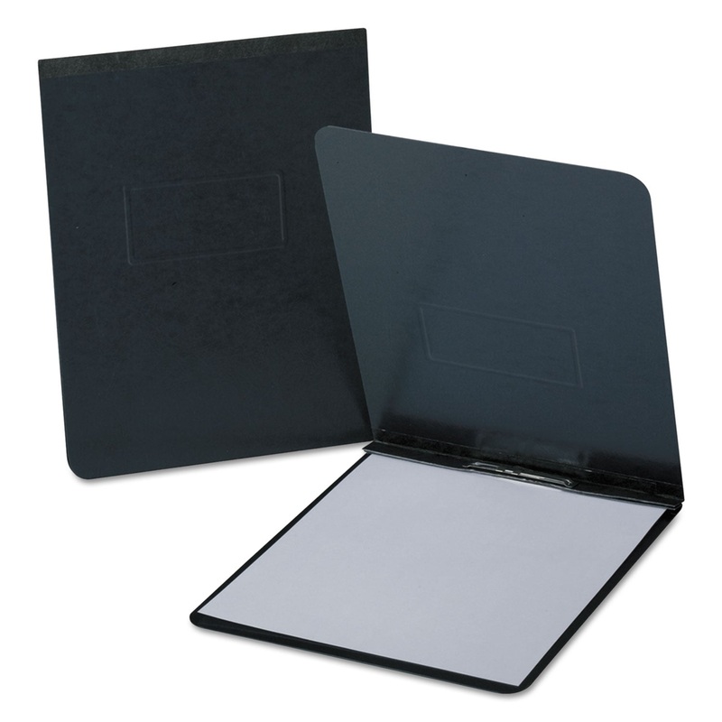 Pressguard Coated Report Cover, Prong Clip, Letter, 2″ Capacity, Black