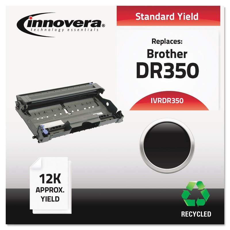 REMANUFACTURED DR350 DRUM UNIT, 12000 PAGE-YIELD, BLACK