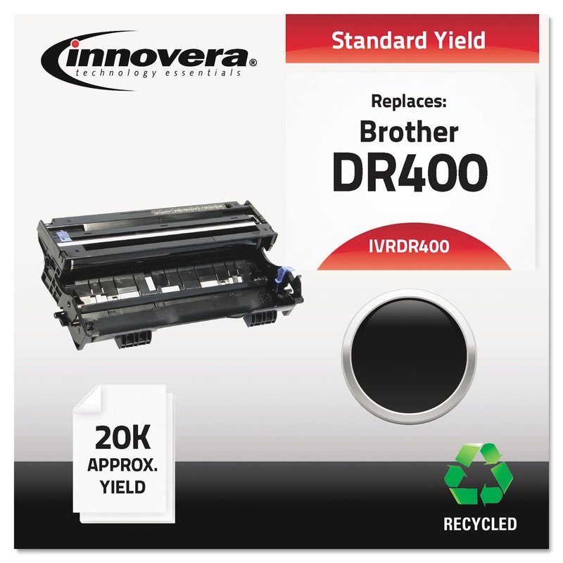 REMANUFACTURED DR400 DRUM UNIT, 20000 PAGE-YIELD, BLACK