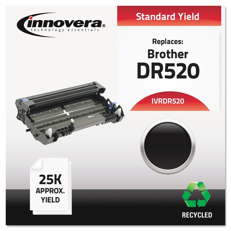 REMANUFACTURED DR520 DRUM UNIT, 25000 PAGE-YIELD, BLACK
