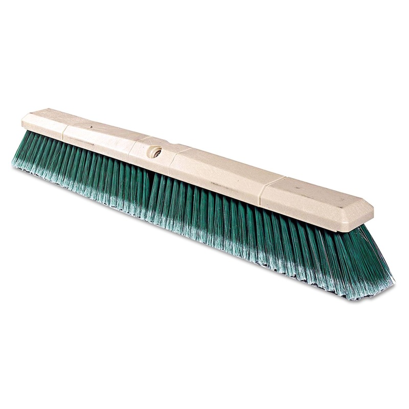 Green Polystyrene Fine-Grade Perma-Sweep Floor Brush, 24″