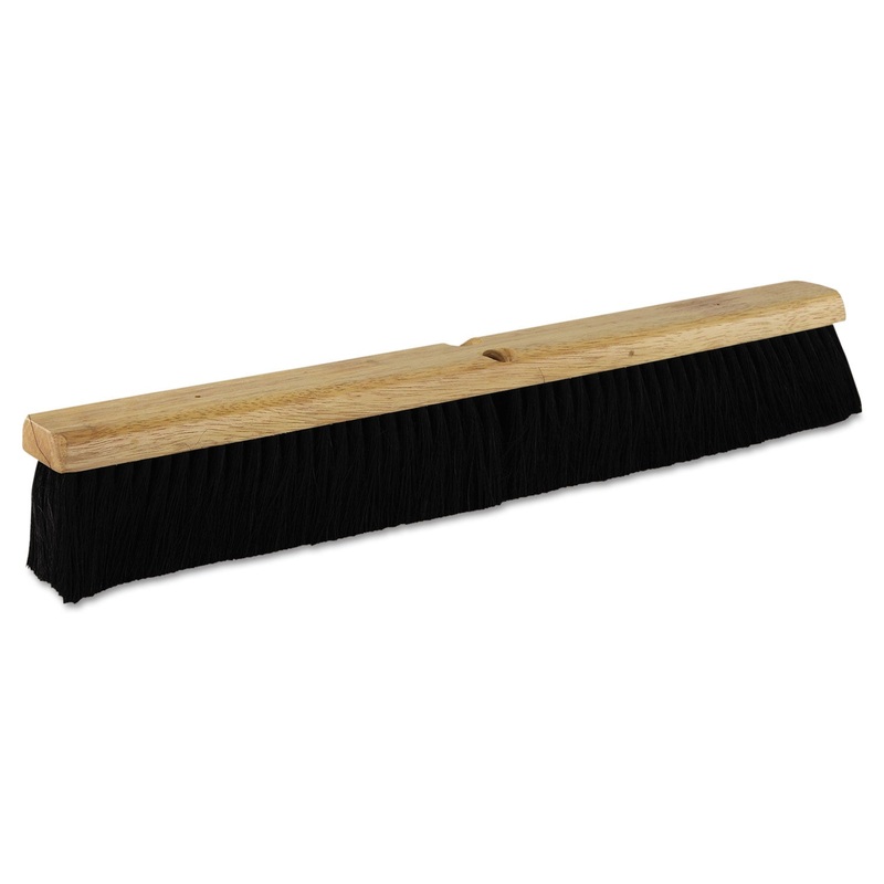 Medium Floor-Sweeping Brush, Black Tampico Fill, 24″ Wide