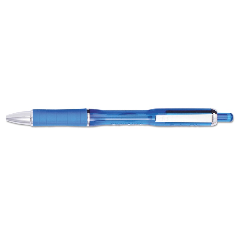 PROFILE ELITE RETRACTABLE BALLPOINT PEN, BOLD 1.4MM, BLUE INK, BLUE BARREL