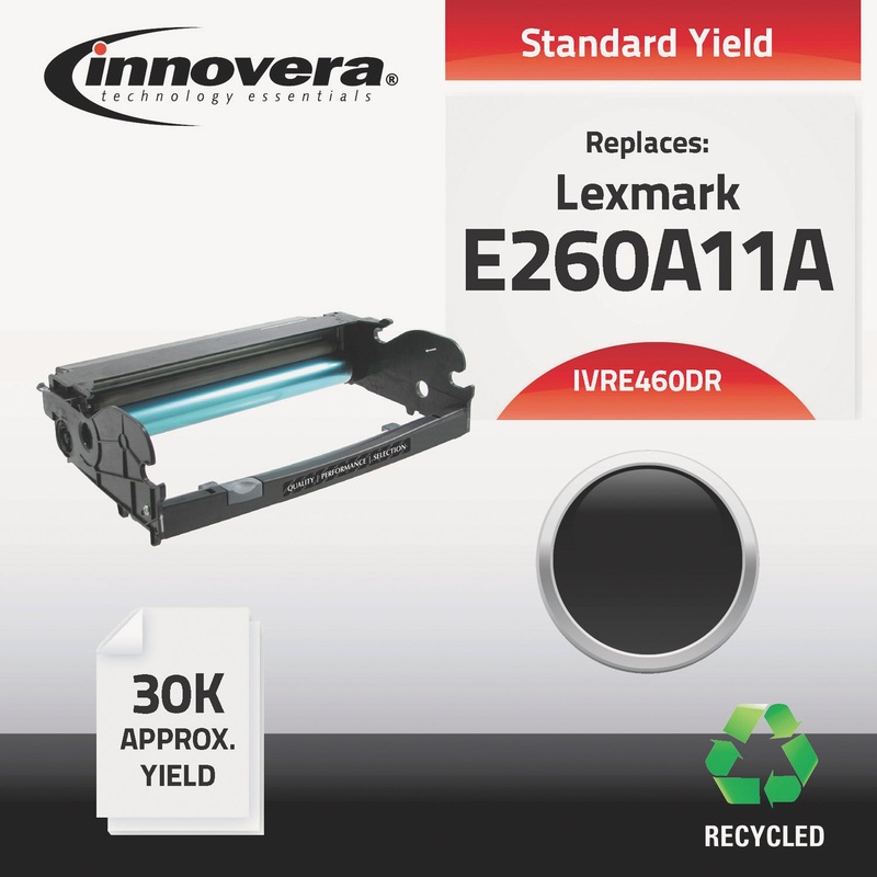 REMANUFACTURED E260X22G (E460) DRUM UNIT, 30000 PAGE-YIELD, BLACK