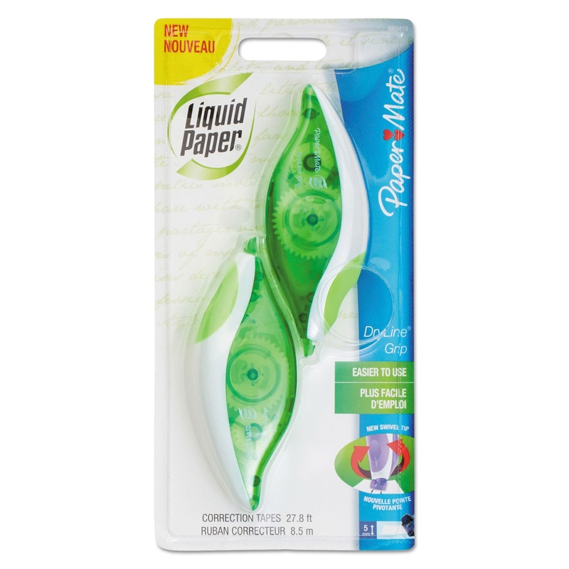 Dryline Grip Correction Tape, Non-Refillable, 1/5″ X 335″, 2/pack