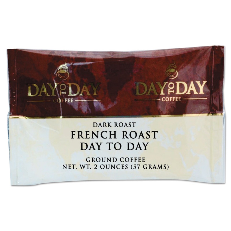 100% Pure Coffee, French Roast, 2 Oz Pack, 42/carton
