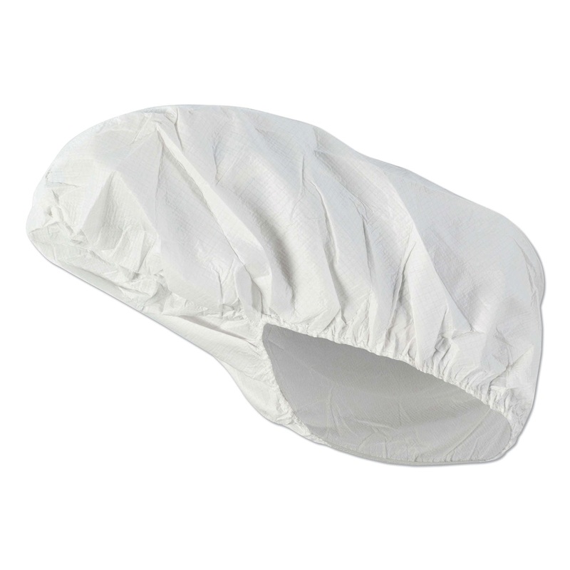 A40 LIQUID/PARTICLE PROTECTION SHOE COVERS, WHITE, X-LARGE-2X-LARGE, 400/CT