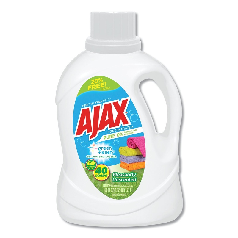 PURE UNSCENTED LAUNDRY DETERGENT, 60 OZ BOTTLE, 6/CARTON