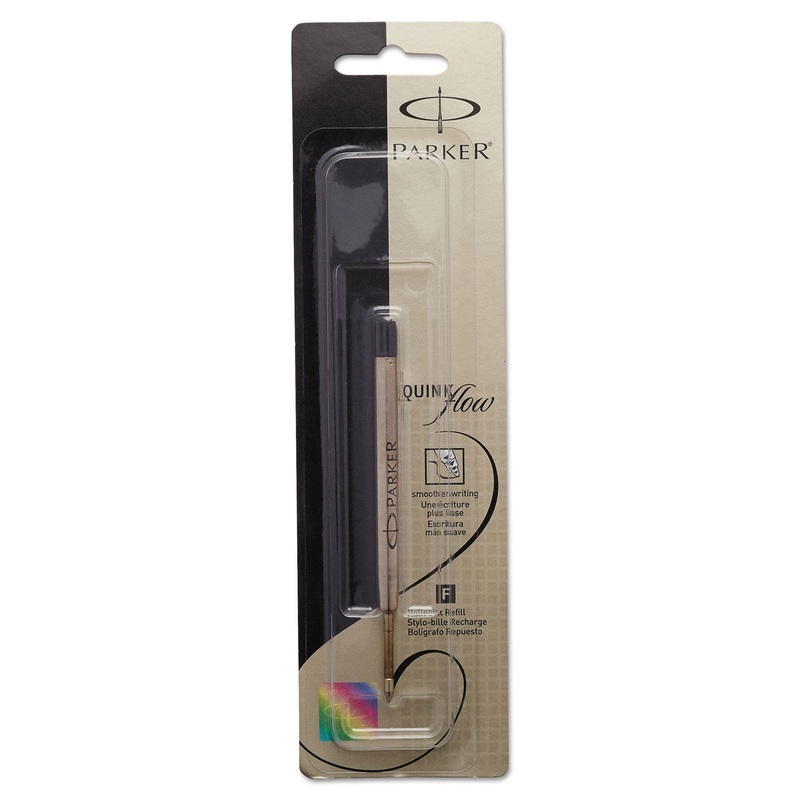 REFILL FOR PARKER BALLPOINT PENS, FINE POINT, BLACK INK