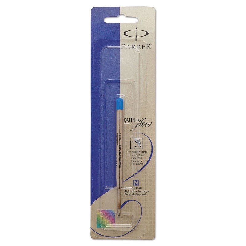 REFILL FOR PARKER BALLPOINT PENS, FINE POINT, BLUE INK