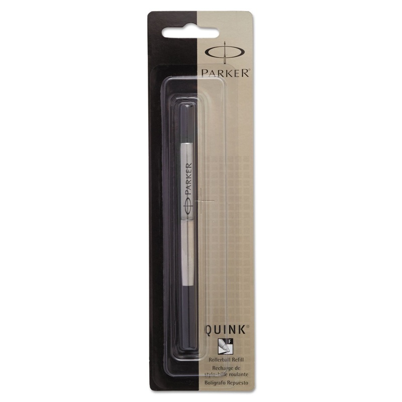 REFILL FOR PARKER ROLLER BALL PENS, FINE POINT, BLACK INK