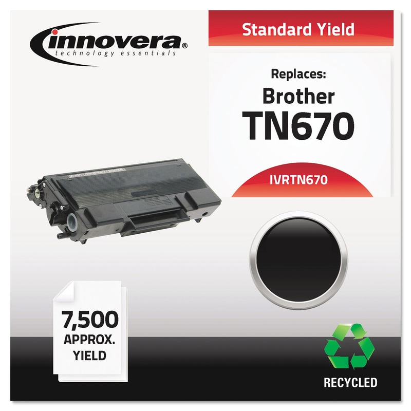 REMANUFACTURED TN670 HIGH-YIELD TONER, 7500 PAGE-YIELD, BLACK
