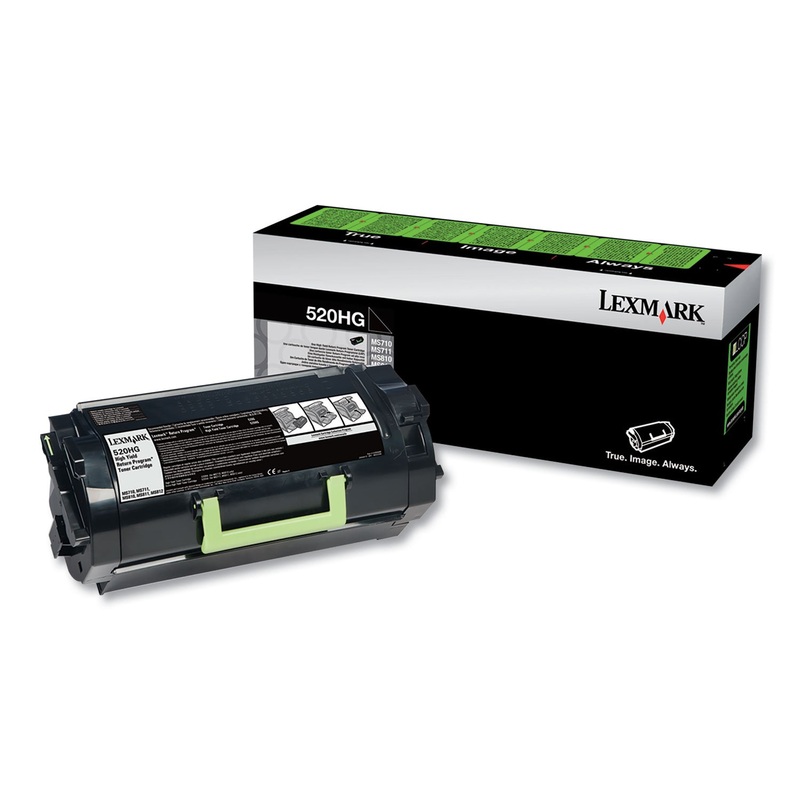 52D0H0G (520HG) RETURN PROGRAM HIGH-YIELD TONER, BLACK