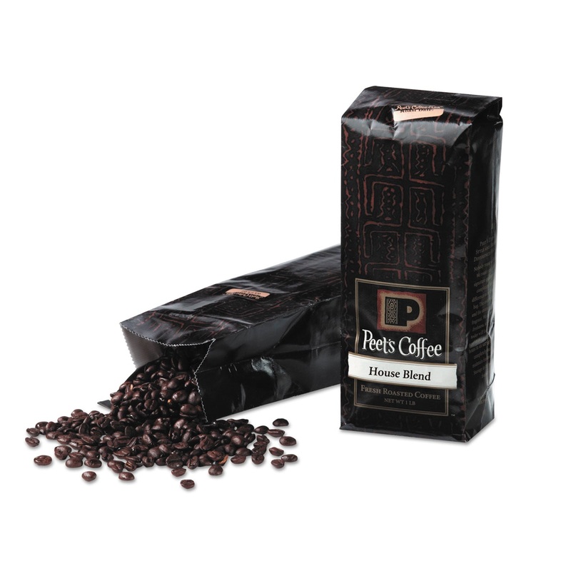 Bulk Coffee, House Blend, Whole Bean, 1 Lb Bag