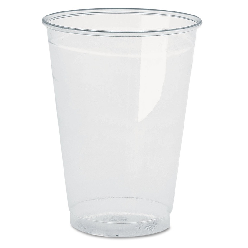Clear Plastic Pete Cups, 16oz, 70/bag, 10 Bags/carton