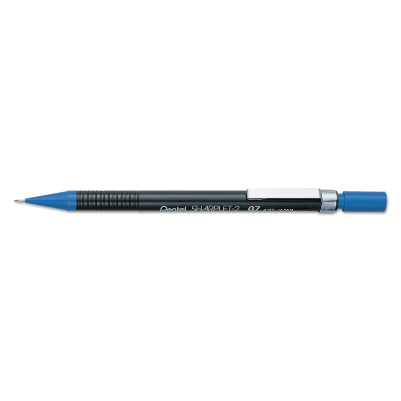 SHARPLET-2 MECHANICAL PENCIL, 0.7 MM, HB (#2.5), BLACK LEAD, DARK BLUE BARREL