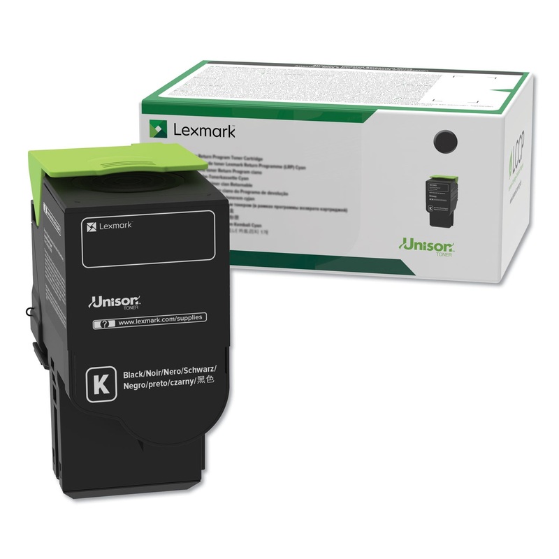 78C10K0 RETURN PROGRAM TONER, 2000 PAGE-YIELD, BLACK
