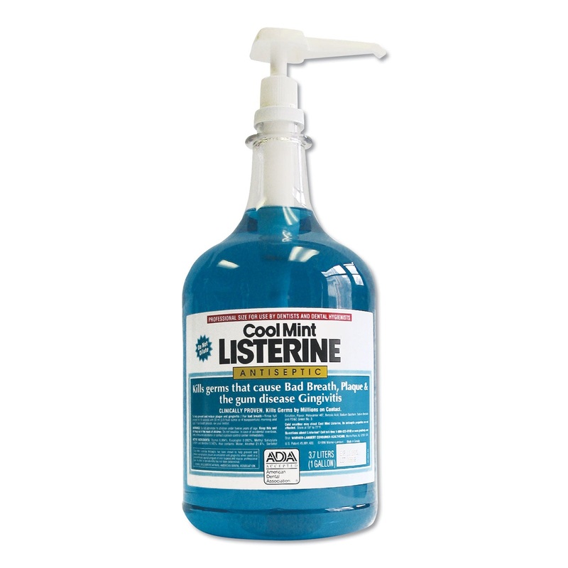 Cool Mint Mouthwash, 1 Gallon Pump, 2/carton