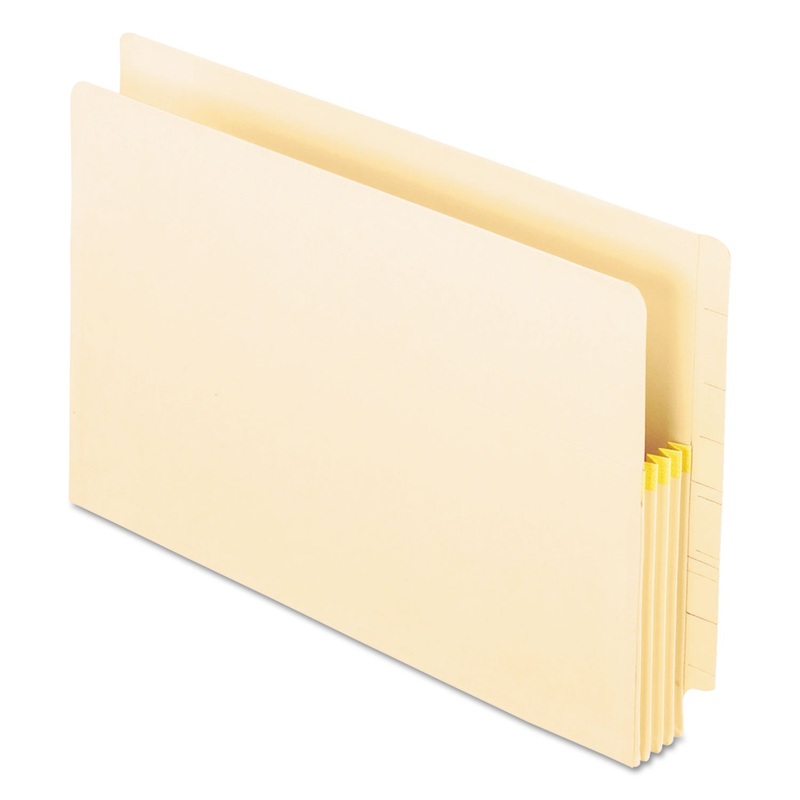 MANILA DROP FRONT SHELF FILE POCKETS, 3.5″ EXPANSION, 25 SECTIONS, LEGAL SIZE, MANILA, 25/BOX