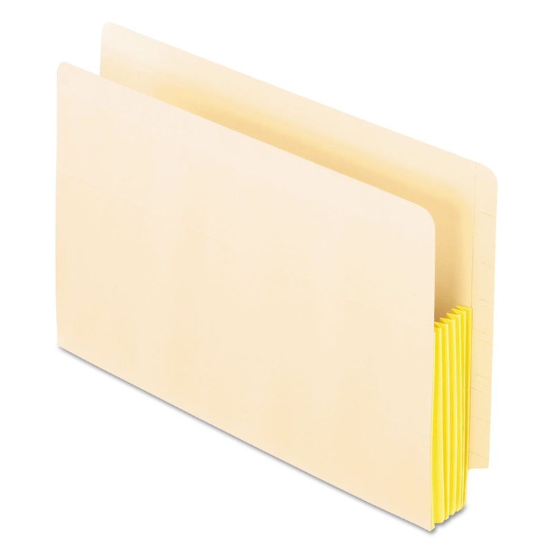 MANILA DROP FRONT SHELF FILE POCKETS, 5.25″ EXPANSION, 10 SECTIONS, LEGAL SIZE, MANILA, 10/BOX