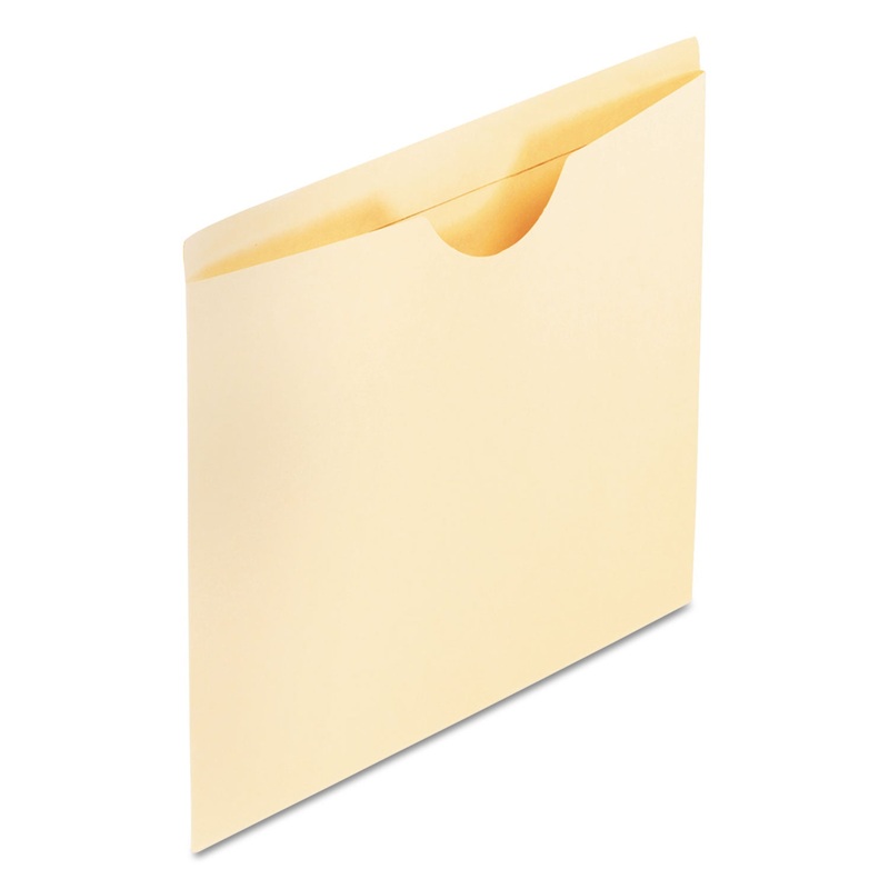 MANILA REINFORCED FILE JACKETS, 2-PLY STRAIGHT TAB, LEGAL SIZE, MANILA, 100/BOX