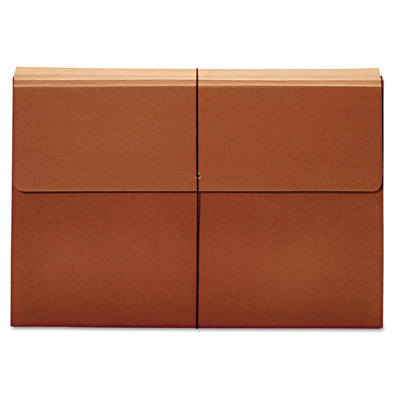 EXPANDING WALLET, 3.5″ EXPANSION, 1 SECTION, TABLOID SIZE, BROWN