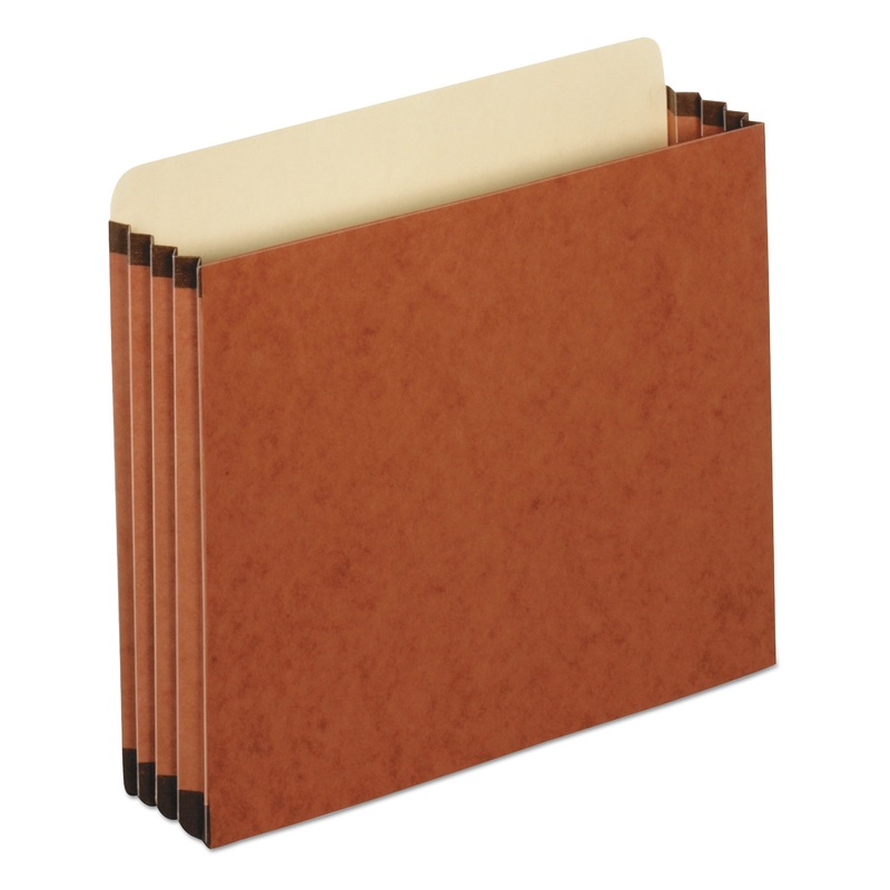 FILE CABINET POCKETS, 3.5″ EXPANSION, LETTER SIZE, REDROPE, 10/BOX