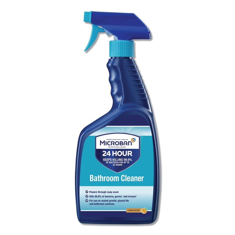 24-HOUR DISINFECTANT BATHROOM CLEANER, CITRUS, 32 OZ SPRAY BOTTLE