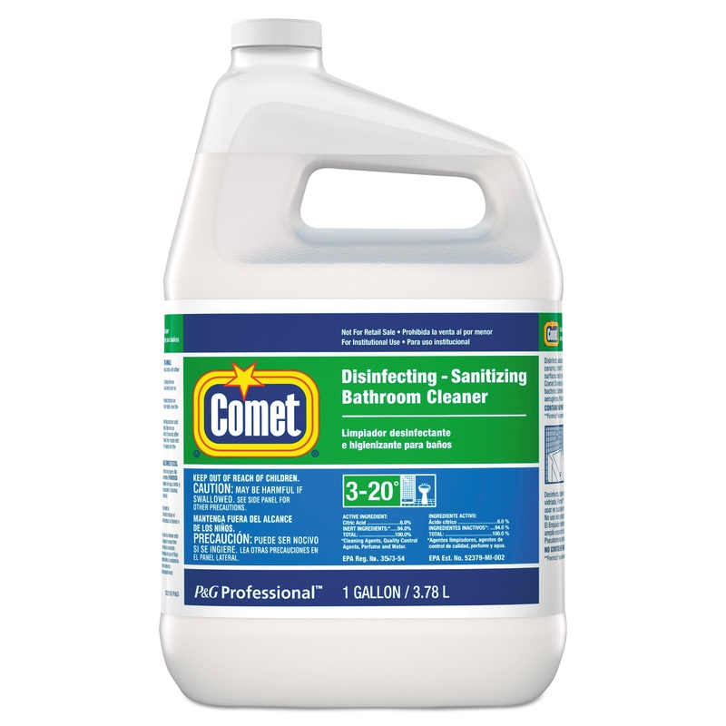 Disinfecting-Sanitizing Bathroom Cleaner, One Gallon Bottle, 3/carton