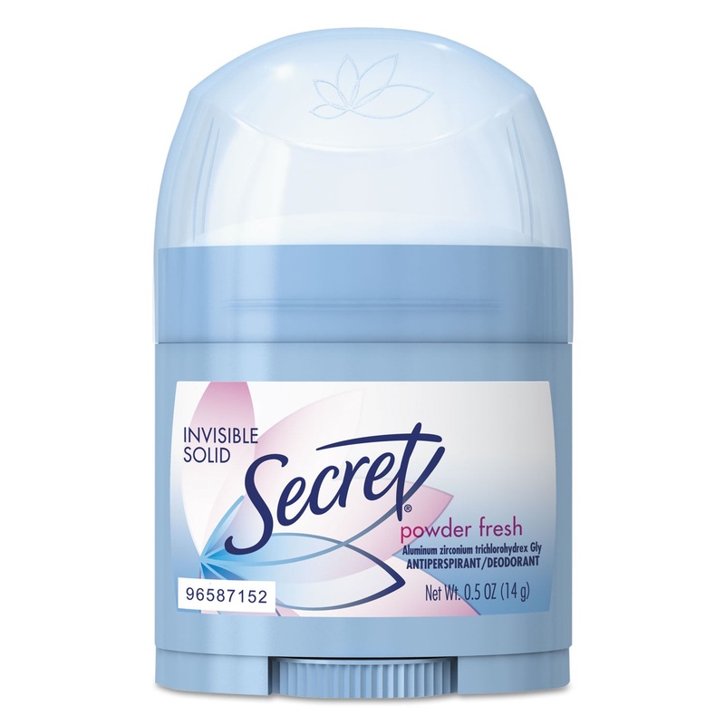 Invisible Solid Anti-Perspirant & Deodorant, Powder Fresh, 0.5 Oz Stick, 24/ctn