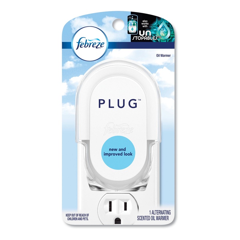 PLUG AIR FRESHENER WARMER, 2.5″ X 3″ X 4″, OFF WHITE