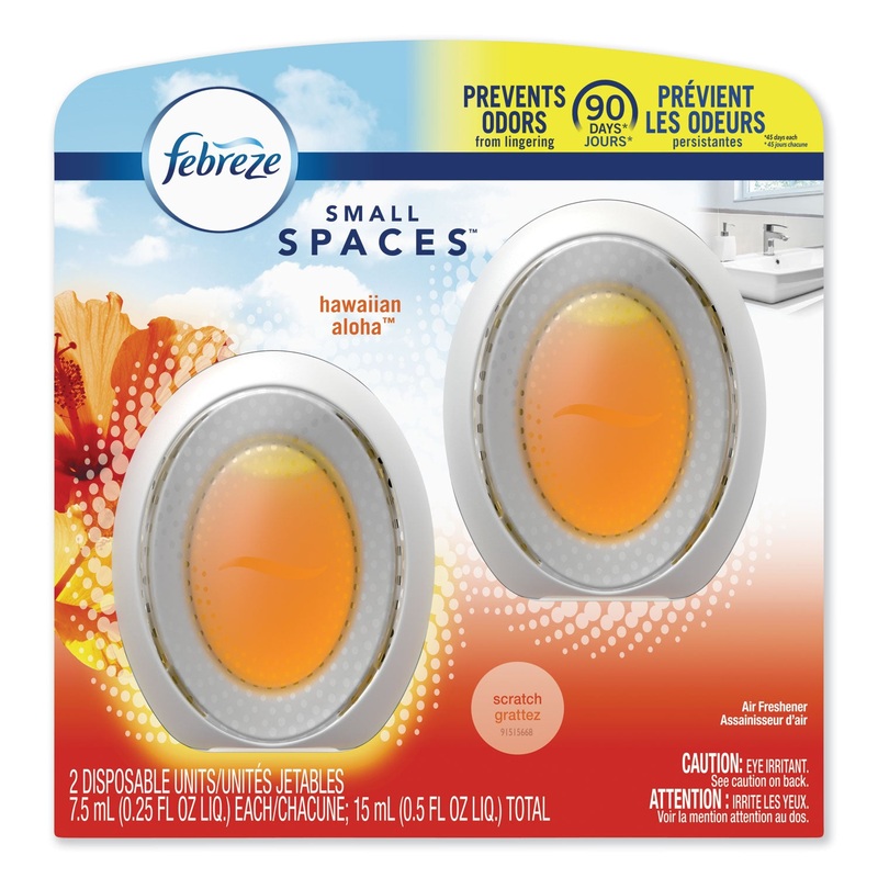 SMALLSPACES, HAWAIIAN ALOHA, 0.25 ML CARTRIDGE, 2/PACK, 8 PACKS/CARTON